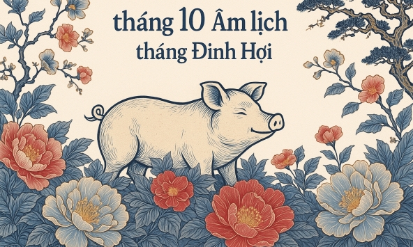 Tại sao tháng 10 Âm lịch (Đinh Hợi) năm 2025 dễ có 'biến'? 4 con giáp này nên đi chậm lại kẻo 'lật thuyền giữa dòng'