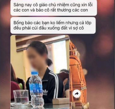 Xôn xao thông tin một giáo viên Tiểu học ở Phú Thọ bắt hàng chục em học sinh... liếm đất!