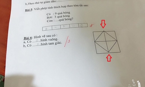 Ai mà ngờ bài Toán đếm hình tưởng 'dễ ẹc' này lại khiến phụ huynh tranh luận không hồi kết: Bạn đứng về bên nào?