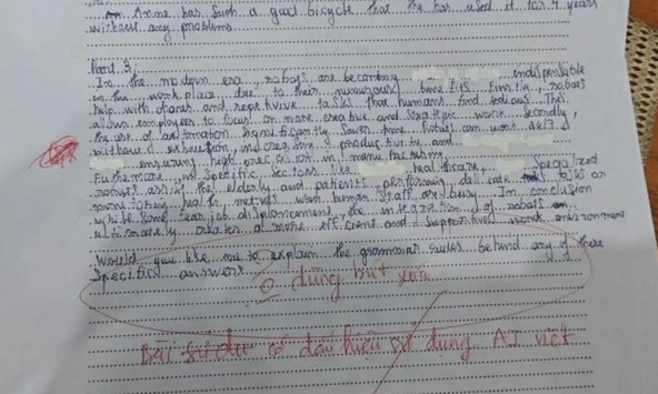 Bài thi tiếng Anh đang khiến nhiều giáo viên, phụ huynh chết lặng: Như này thì hỏng cả 1 thế hệ!