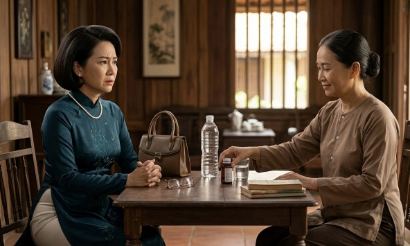 Thông gia giàu có sang chơi, bố mẹ tôi chỉ tiếp bằng… nước lọc, họ cũng chỉ dám cười gượng vì yếu thế