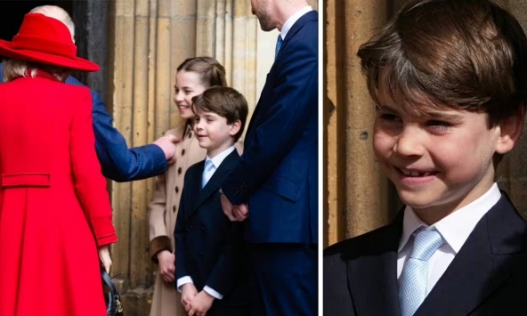 Khoảnh khắc 'tan chảy': Vua Charles cưng nựng Hoàng tử út Louis, cậu bé tinh nghịch ngày nào giờ chững chạc đến bất ngờ!