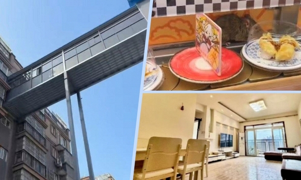 Những chuyện kỳ quặc ở xứ Trung: Nhà 'dính dớp' bán mãi không xong, thang máy dùng chung nhưng chỉ dừng 1 tầng và 'chuột Mickey' náo loạn tiệm sushi