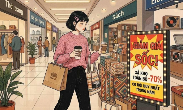 Bẫy giảm giá và thói quen mua sắm mù quáng: Tại sao càng tiết kiệm chúng ta càng nghèo?