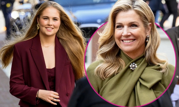 Không hổ danh biểu tượng thời trang hoàng gia: Mẹ con Vương hậu Hà Lan 'tâm linh tương thông' diện túi Hermes đắt đỏ