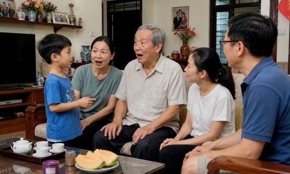 'Ông ơi, nhà mình là cái máy ATM ạ?' - Câu hỏi của đứa cháu 6 tuổi khiến người cô đã lấy chồng vẫn về nhà 'ăn trực' ngại ngùng!