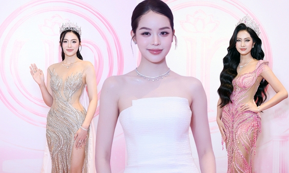 Diện đầm trắng đơn giản, HH Thanh Thủy vẫn chiếm spotlight vì visual sáng bừng tại sự kiện khởi động Hoa hậu Việt Nam 2026