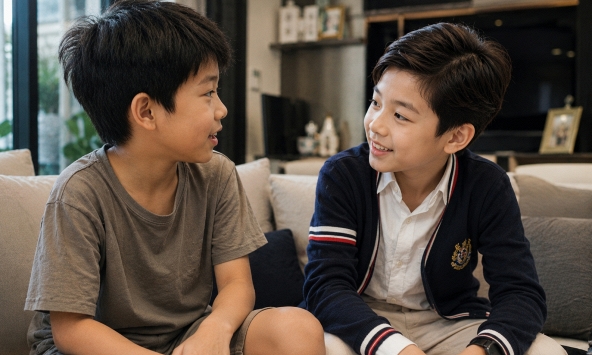 'Một đứa trẻ xuất thân bình thường thì nên cư xử thế nào khi chơi với những bạn có điều kiện hơn mình?'