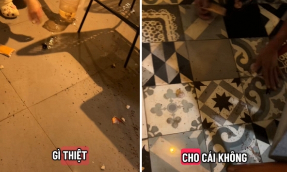 Con đập vỡ bể cá quán cafe nhưng bố mẹ thản nhiên 'trẻ con biết gì đâu mà la nó', rồi bỏ về không nói được 1 lời xin lỗi