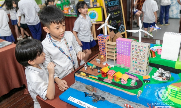 Hành trình khám phá và lý giải các vấn đề toàn cầu của học sinh Tiểu học