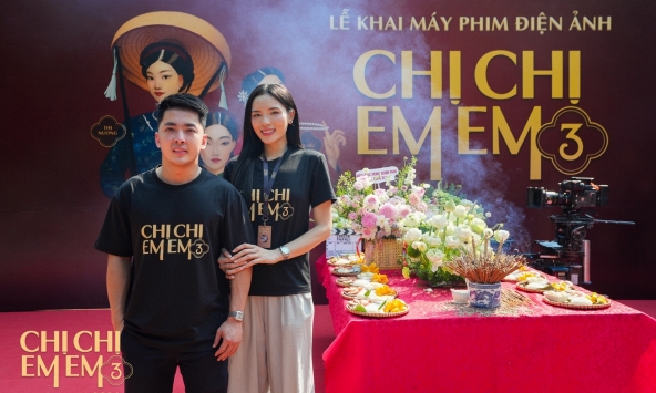 Hoa hậu Kỳ Duyên là mỹ nhân đầu tiên gia nhập đoàn phim “Chị Chị Em Em 3”