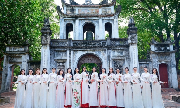 Top 20 Hoa hậu Di sản Áo dài Việt Nam 2026 sẵn sàng cho đêm chung kết
