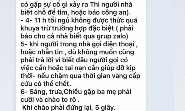 Bảng nội quy gia đình 'khi chào bố mẹ phải dừng lại 5 giây' khiến cả MXH bùng nổ tranh luận: Yêu thương con cái hay áp đặt ngột ngạt?