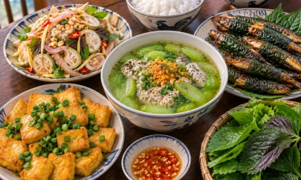 Cuối tuần nhà chồng ở quê lên chơi, tôi đãi mâm cơm chưa đến 200 nghìn mà ai cũng xuýt xoa
