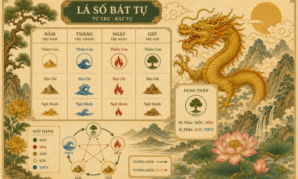 Bát tự là gì? Vì sao chỉ 8 chữ trong ngày giờ sinh lại được dùng để luận tính cách, tài vận và những bước ngoặt của cuộc đời?
