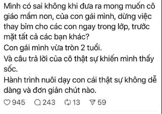 Lên mạng hỏi 1 câu, bà mẹ khiến dân mạng bùng nổ tranh cãi: Là phụ huynh đòi hỏi, hay chúng ta đang lơ là vấn đề tế nhị?
