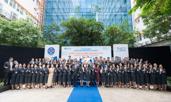 Bệnh viện Hùng Vương vinh danh danh hiệu Anh hùng Lao động, ra mắt chiến dịch “Phụ giữ trọn một đời phụ nữ”