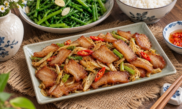 Thịt rang cháy cạnh tưởng đơn giản, nhưng đầu bếp lâu năm luôn làm thêm một bước này: Miếng thịt thơm nức, đậm vị