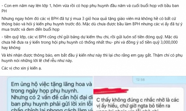 Phụ huynh đăng bài bức xúc chuyện quỹ lớp đầu năm: Cư dân mạng đọc xong khuyên bình tĩnh, ai cũng có chỗ đúng, chỗ sai