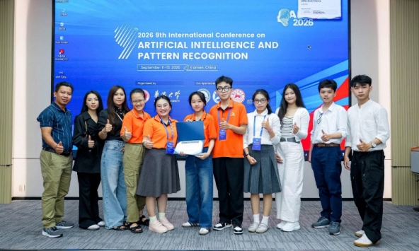 Sinh viên Trường Đại học FPT ghi dấu ấn tại hội thảo quốc tế AIPR 2026 với 01 giải Best Paper và 02 giải Best Presentation