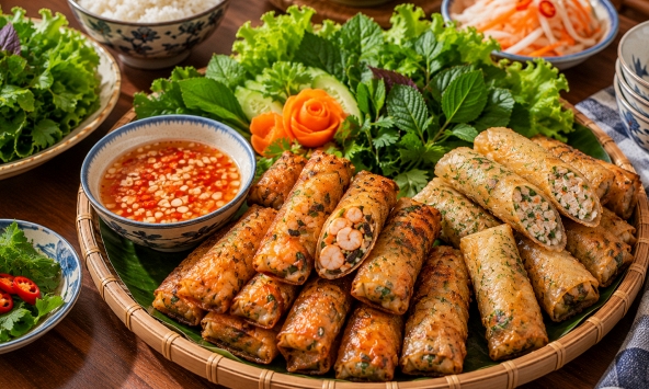 Đừng làm chả nem kiểu cũ nữa, gói thế này vừa nhanh vừa giòn lại lạ miệng, ngon không cưỡng nổi
