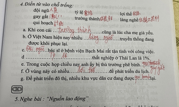 Hai từ trong bài tập tiếng Việt gây tranh luận: Bạn cũng rất dễ nhầm lẫn!