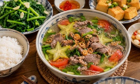 Chỉ thêm một thứ quả rẻ tiền, bát canh thịt quen thuộc bỗng ngon bất ngờ, ăn bao nhiêu cũng không ngán
