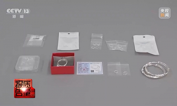 Phát hiện khá nhiều “trang sức bạc 999” chỉ chứa 0,67% bạc