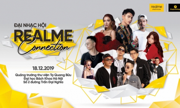 Sinh viên Hà Nội có hẹn cùng Vinh Vật Vờ, Phương Anh Payo trải nghiệm công nghệ tại Ngày hội Công nghệ Realme Connection