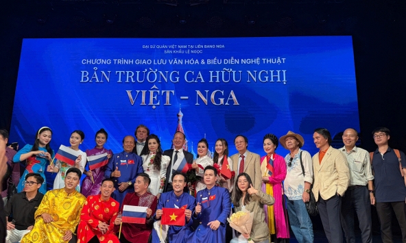 “Bản trường ca hữu nghị Việt-Nga” đặc sắc giữa lòng Moskva