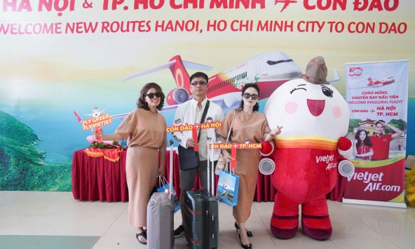 Vietjet tiếp tục khai thác các đường bay đến Côn Đảo từ 03/12/2025