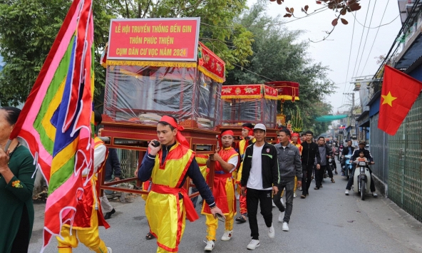 Lễ hội truyền thống Đền Gin – Không gian bảo tồn lịch sử và di sản văn hóa ẩm thực dân gian