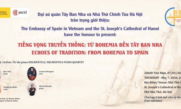 Hòa nhạc cổ điển kết nối di sản châu Âu giữa lòng Hà Nội