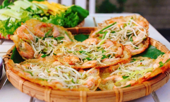 Bánh xèo tôm nhảy Bình Định quê tôi – món ăn dân gian mang đậm hồn quê xứ Nẫu