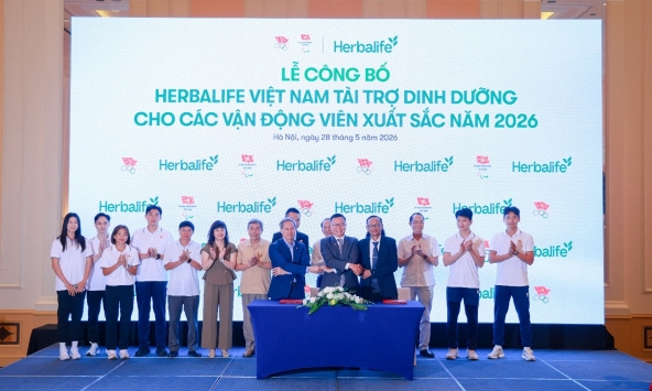 Herbalife Việt Nam tiếp tục tài trợ sản phẩm dinh dưỡng  cho các vận động viên xuất sắc Việt Nam năm 2026