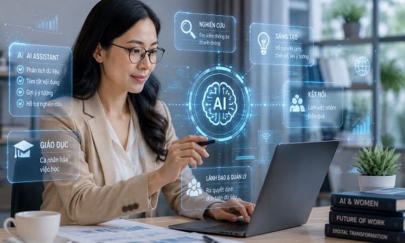 AI đang thay đổi cách nữ trí thức làm việc như thế nào?