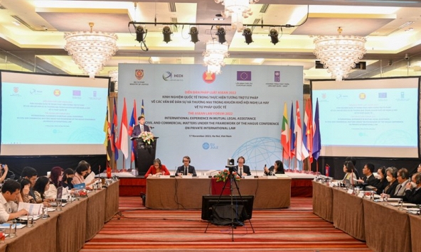 Bộ Tư pháp tổ chức Diễn đàn Pháp luật ASEAN 2026 về ứng dụng AI trong xây dựng và thi hành pháp luậ
