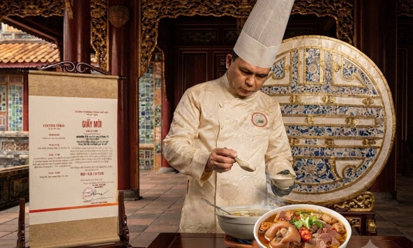 Nghệ nhân ẩm thực Lê Văn Khánh cùng hành trình lan tỏa tri thức từ tô Bún bò Huế