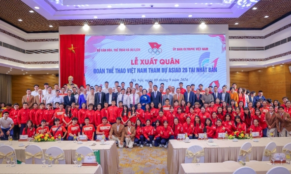 Herbalife Việt Nam đồng hành cùng Ủy ban Olympic Việt Nam tổ chức Lễ Xuất quân của Đoàn Thể thao Việt Nam tham dự Đại hội Thể thao châu Á