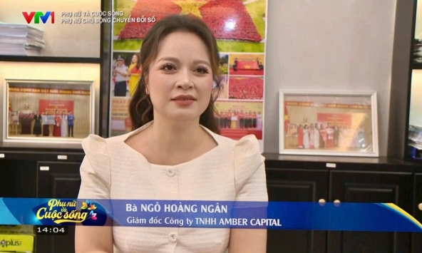Hoa hậu Nhân ái Ngô Thị Hoàng Ngân lan tỏa thông điệp phụ nữ thời đại số trên VTV1
