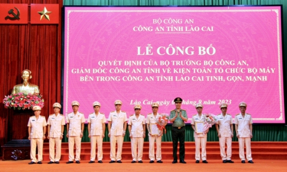 Bộ Công an sắp xếp, điều động, bổ nhiệm hàng trăm lãnh đạo công an nhiều tỉnh, thành