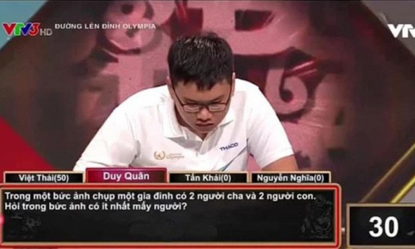 Câu hỏi mẹo Olympia nhìn dễ mà khó không tưởng, 10 người làm thì 9 người ra kết quả sai