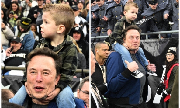Con trai có tên độc nhất của Elon Musk hiếm hoi lộ diện, gây sốt với khoảnh khắc bên cạnh người cha giàu nhất thế giới