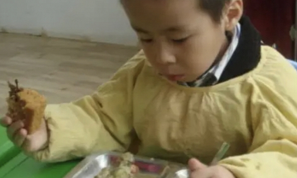 Con khoe bữa trưa ở trường mẫu giáo rất ngon, ngày nào cũng hết 2 bát lớn, mẹ sốc nặng khi nhìn ảnh thực tế