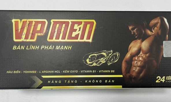 Thu hồi sản phẩm VIP MEN cải thiện sinh lý nam giới