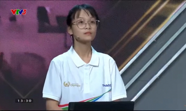 Thi đấu 'cực chất', nữ sinh Hà Nội giành vòng nguyệt quế trận thi tuần cuối cùng của Olympia Quý II