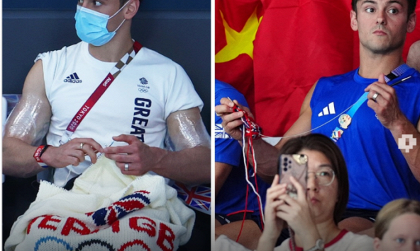 “Chiến thần đan len” trở lại Olympic: Nam thần nhảy cầu lại gây sốt vì khoảnh khắc tịnh tâm đan lát giữa biển người ồn ào