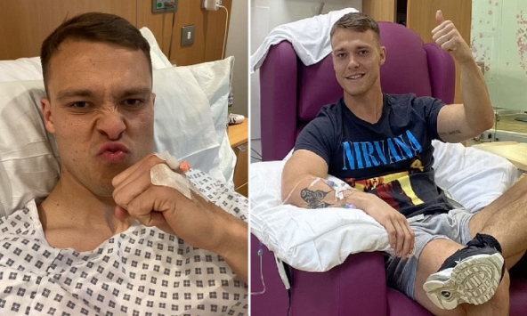 Bị đánh vào chỗ hiểm, đau đến ngã ra sân, chàng trai 27 tuổi thầm cảm ơn đối phương vì lý do này