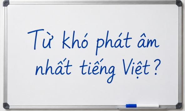 Đây là một trong những từ khó đọc nhất tiếng Việt, đến người Việt đôi khi còn phát âm sai