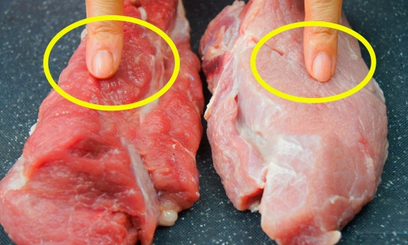 Lời khuyên đến tất cả những người hay mua thịt lợn khi đi chợ